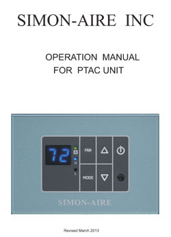 Simon-Aire PTAC Manual